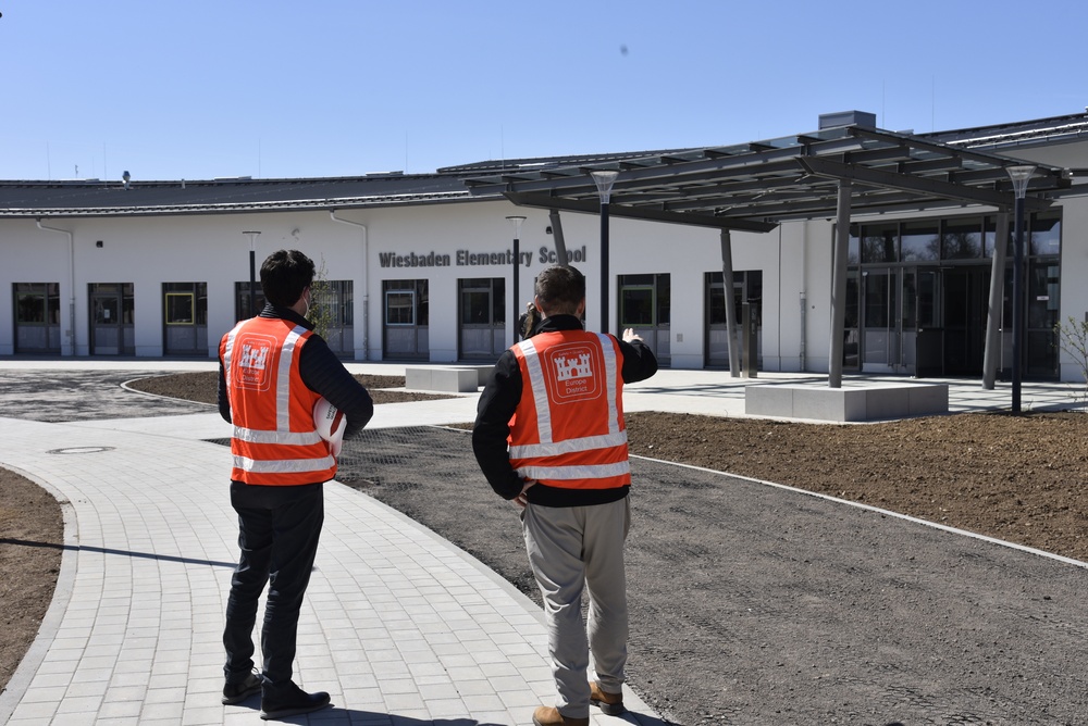 U.S. Army Corps of Engineers nearly finished with new Wiesbaden Elementary School project