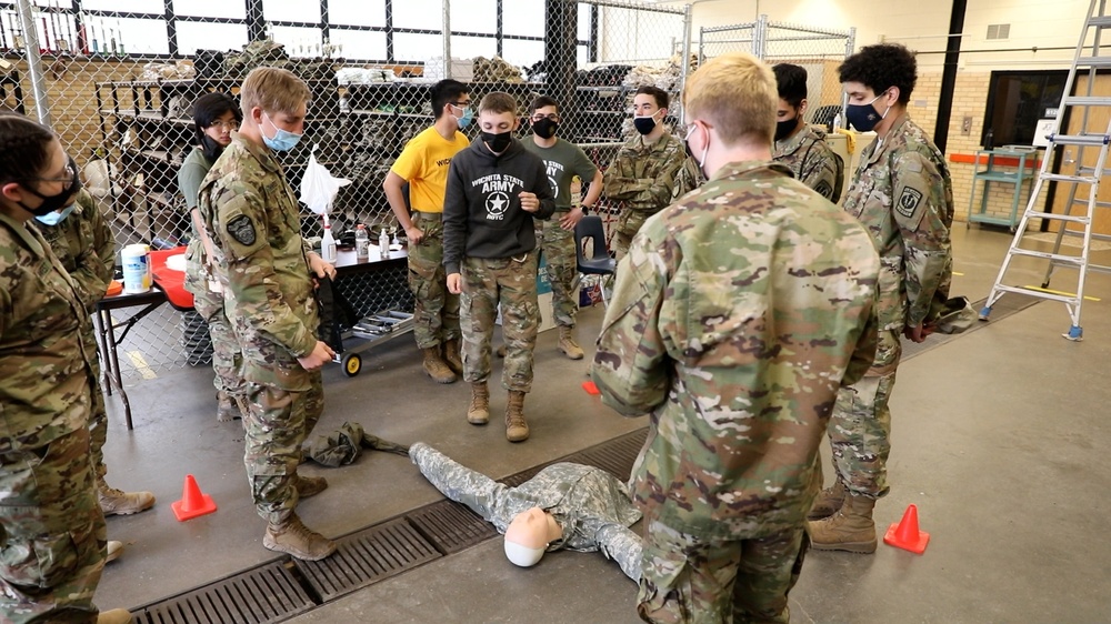 Wichita State ROTC hosts first annual event for local JROTC cadets