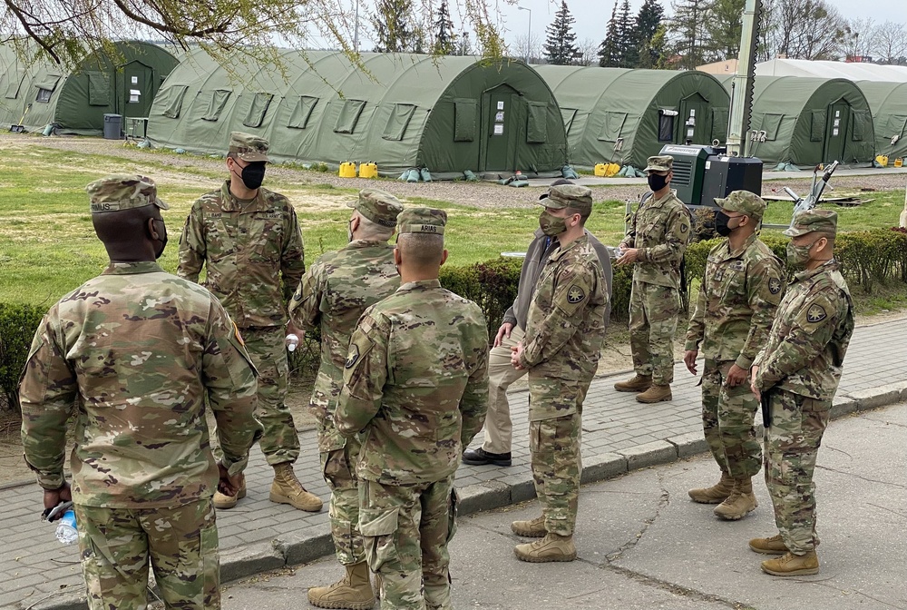 405th AFSB, 50th RSG discuss base support operations in Poland