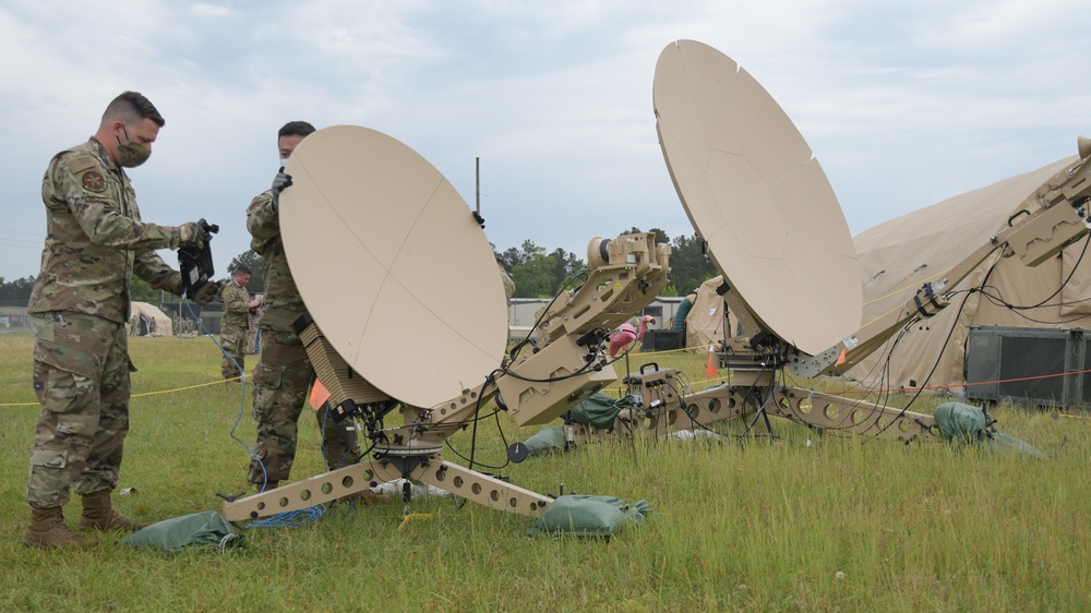 Photo of 283rd Combat Communications Squadron's Airmen at Combat Comm. Rodeo