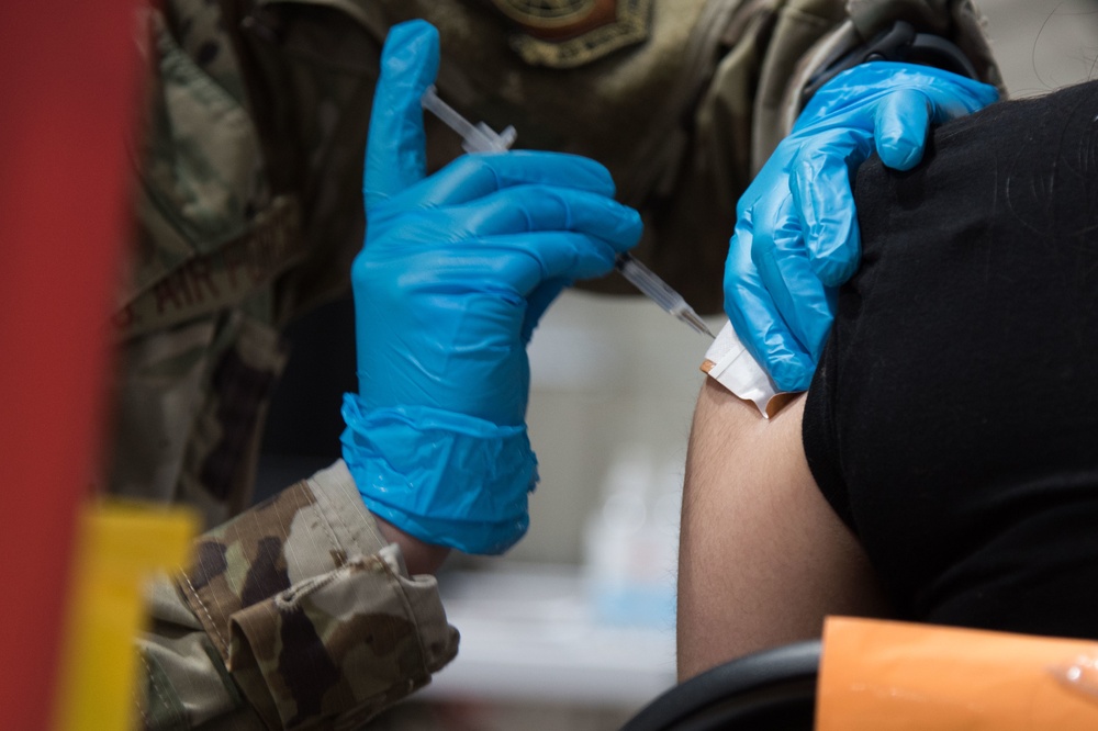 Total Force medics help support FEMA in vaccine efforts