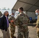 Jim Bland and Steven Herman, Civilian Aides to the Secretary of the Army visit the United Center COVID-19 Community Vaccination Center, Chicago