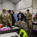 Jim Bland and Steven Herman, Civilian Aides to the Secretary of the Army visit the United Center COVID-19 Community Vaccination Center, Chicago