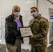 Jim Bland and Steven Herman, Civilian Aides to the Secretary of the Army visit the United Center COVID-19 Community Vaccination Center, Chicago
