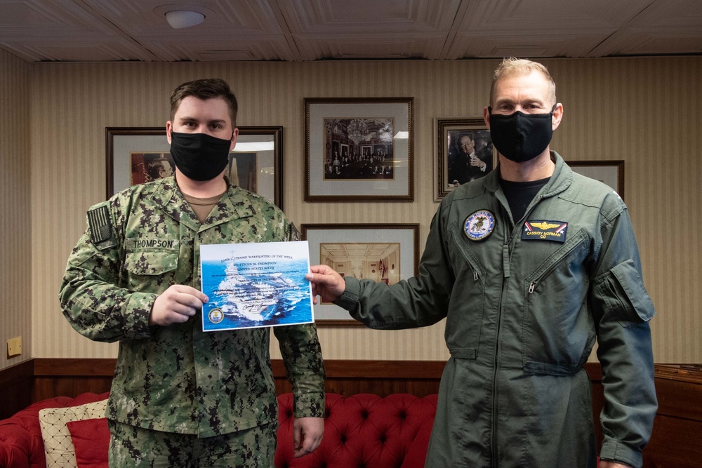 Sailor receives warfighter of the week