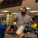 Sailor participates in a Morale, Welfare, and Recreation bowling trip