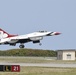 Thunderbirds arrive at Patrick Space Force Base for the Cocoa Beach air force show.