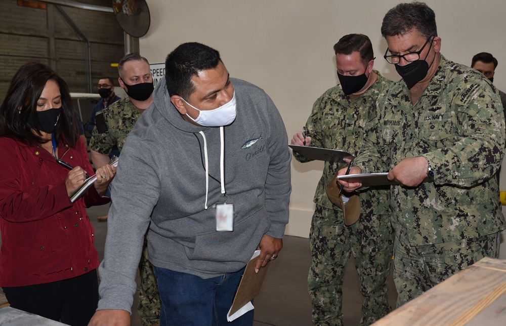 Commander of Naval Supply Systems Command visits San Diego-based Sailors and civilian employees