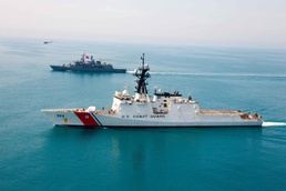 U.S. Coast Guard passing exercise with Turkish navy