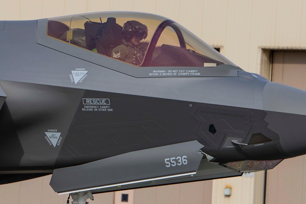 Incoming: 355th Fighter Squadron receives its first F-35A Lightning IIs