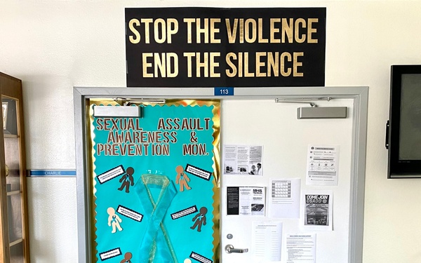 U.S. Navy Seabees with NMCB-5 support the Sexual Assault Prevention and Response program