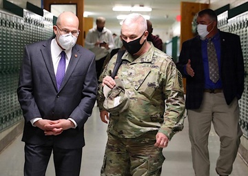 Kentucky First Lady and Adjutant General Visit ChalleNGe Academy