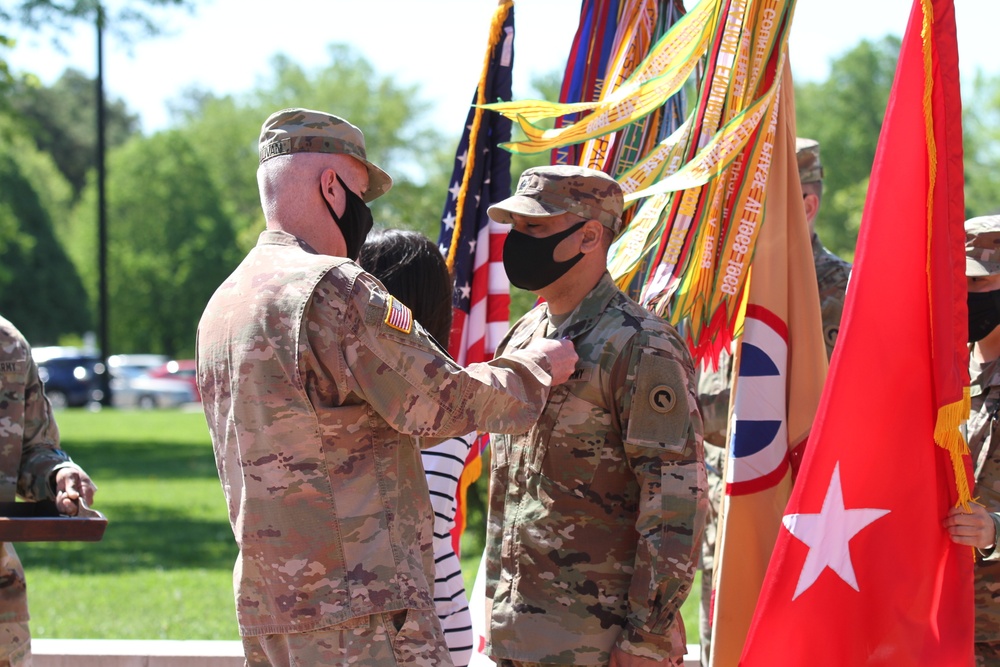 Lt. Col. Tillman and Lt. Col. Rosario's award ceremony