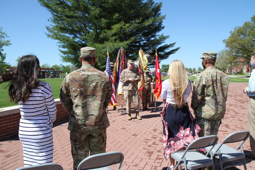 Lt. Col. Tillman and Lt. Col. Rosario's award ceremony