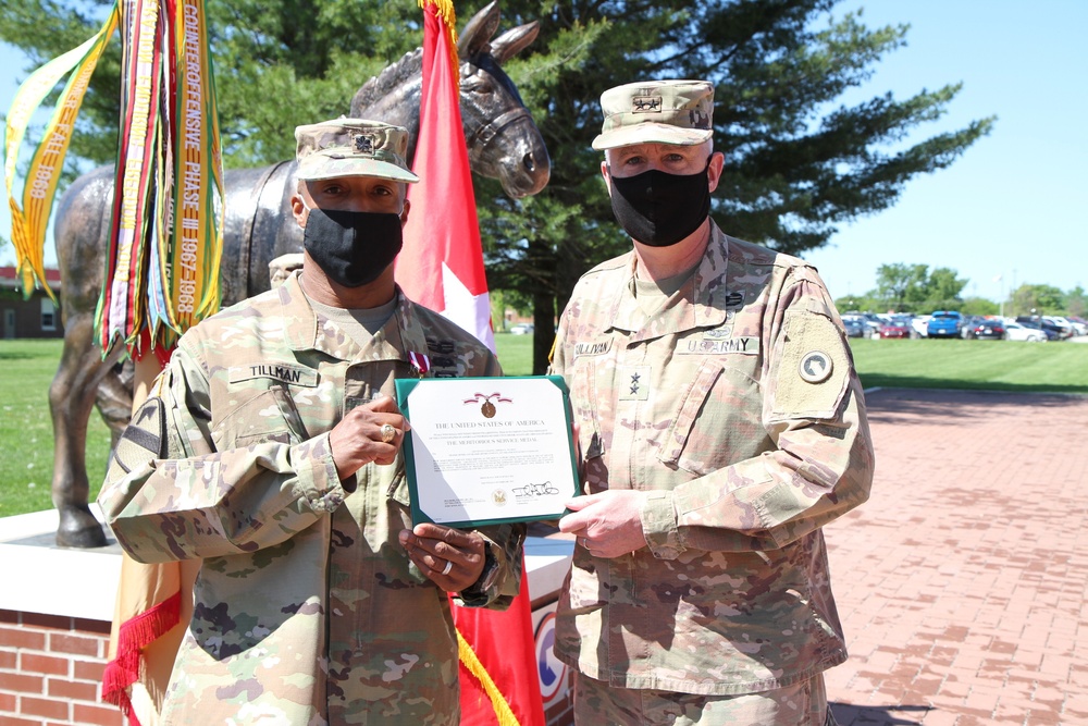 Lt. Col. Tillman and Lt. Col. Rosario's award ceremony