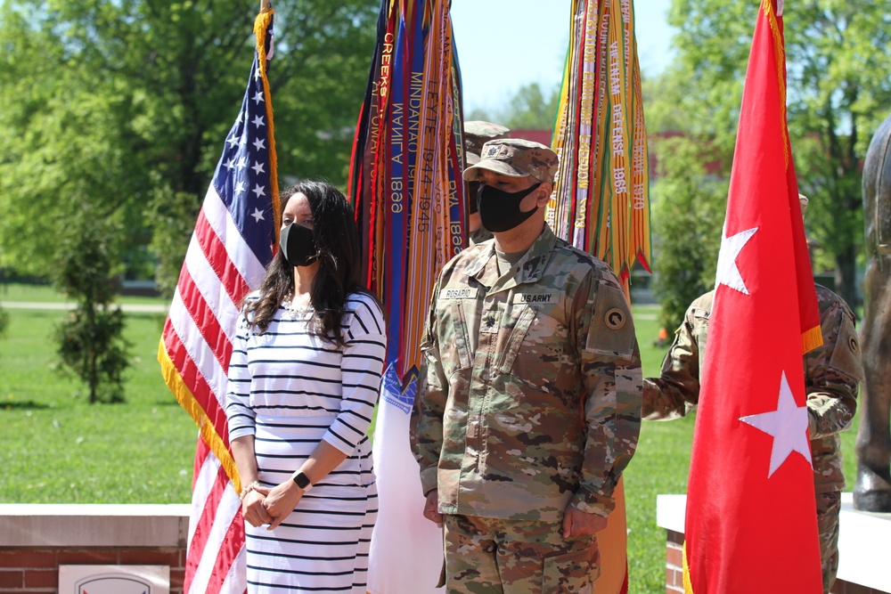 Lt. Col. Tillman and Lt. Col. Rosario's award ceremony