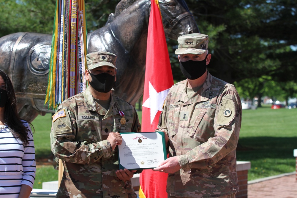 Lt. Col. Tillman and Lt. Col. Rosario's award ceremony