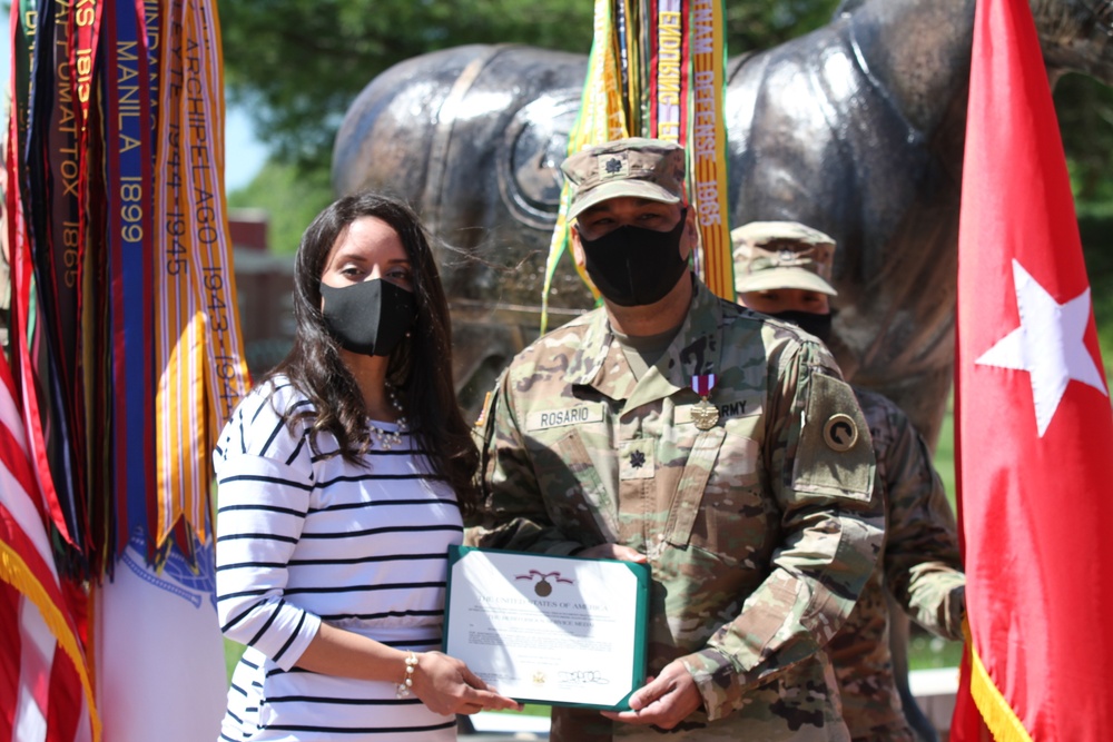 Lt. Col. Tillman and Lt. Col. Rosario's award ceremony