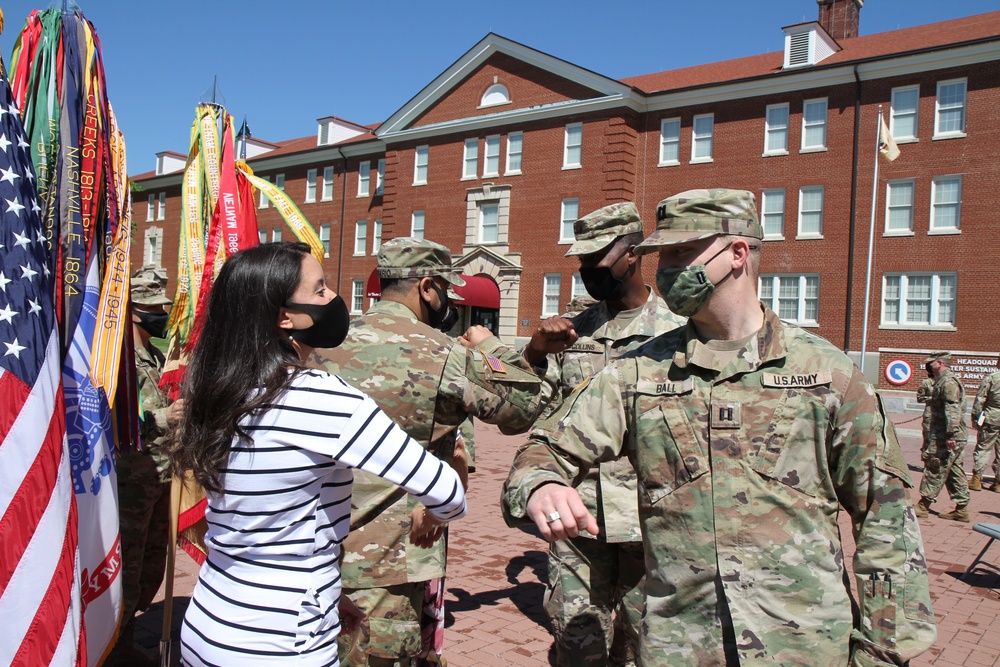 Lt. Col. Tillman and Lt. Col. Rosario's award ceremony