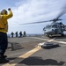 USS Laboon Conducts Flight Operations with HSC 7