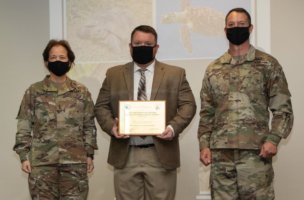 USACE Vicksburg District partner recognized as part of MS SLOPES team