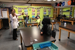 Students return to the STARBASE classroom