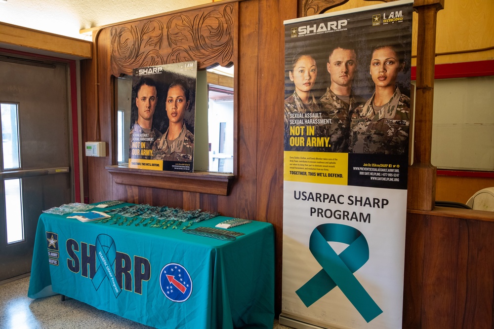 Survivor of sexual assaults speaks at USARPAC’s Teal Talk