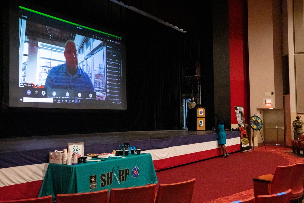 Survivor of sexual assaults speaks at USARPAC’s Teal Talk