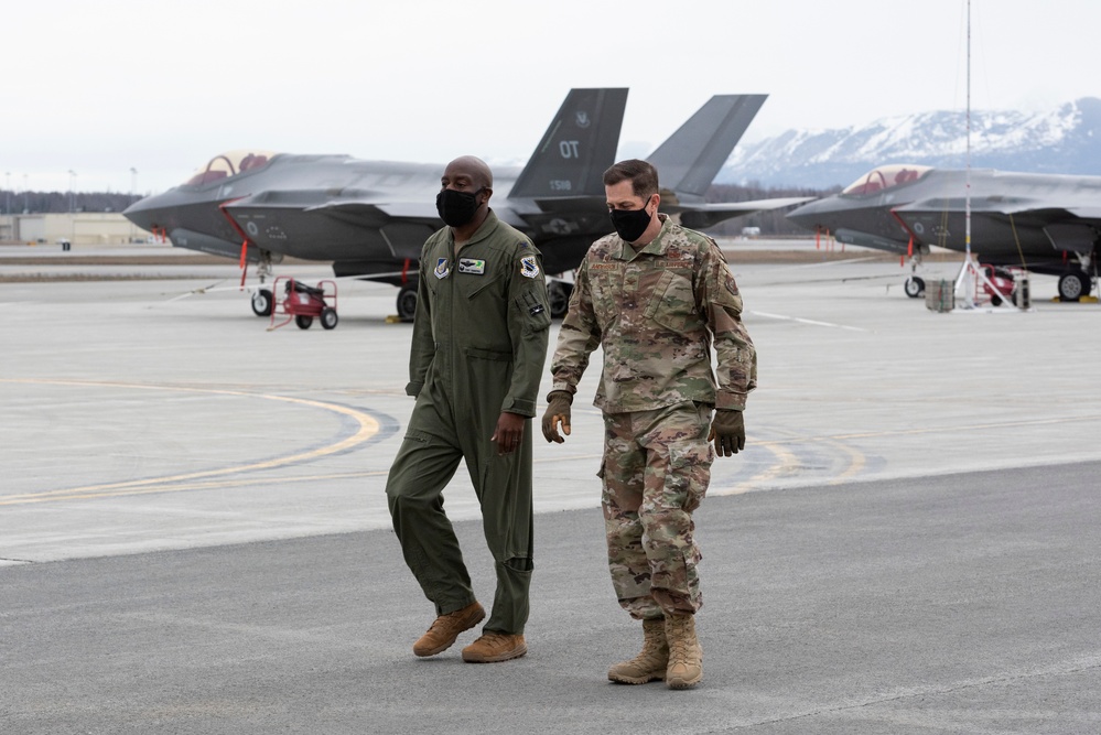 JBER Airmen conduct foreign object debris walk