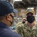 Vice Adm. Kitchener Visits USS Gabrielle Giffords