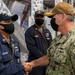 Vice Adm. Kitchener Visits USS Gabrielle Giffords