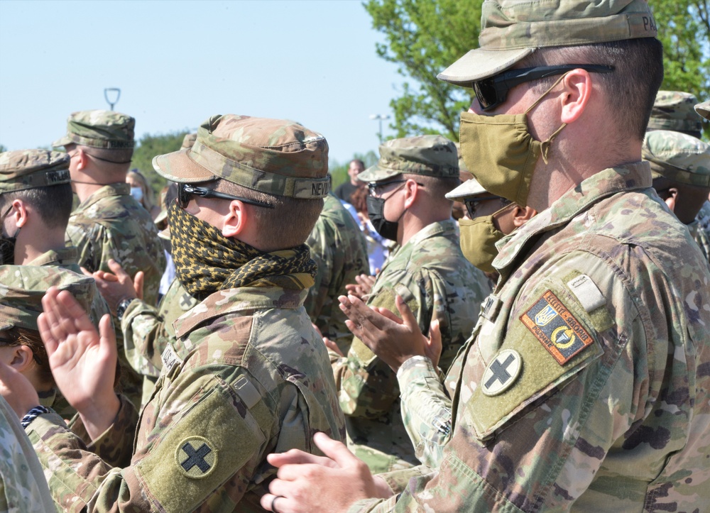 Illinois Army National Guard Soldiers Return From Ukraine