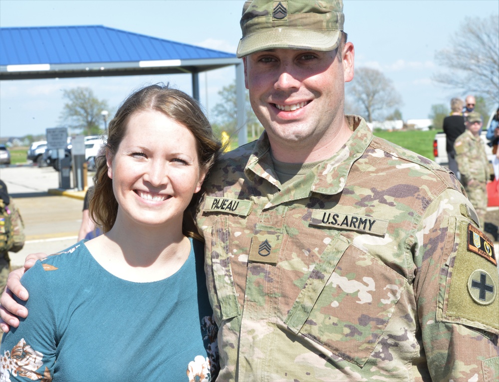 Illinois Army National Guard Soldiers Return From Ukraine