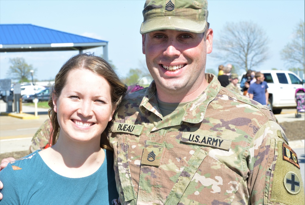 Illinois Army National Guard Soldiers Return From Ukraine