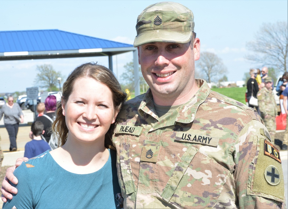 Illinois Army National Guard Soldiers Return From Ukraine