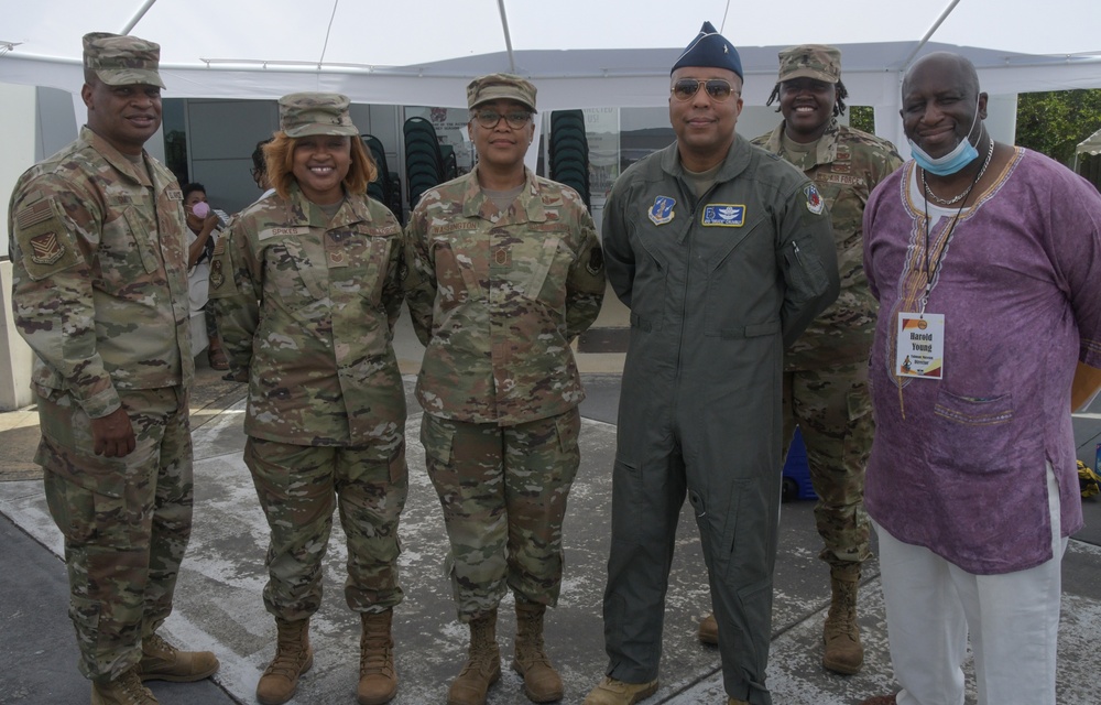 Photo Of Georgia Air Guardsmen at Pan African Festival of Georgia