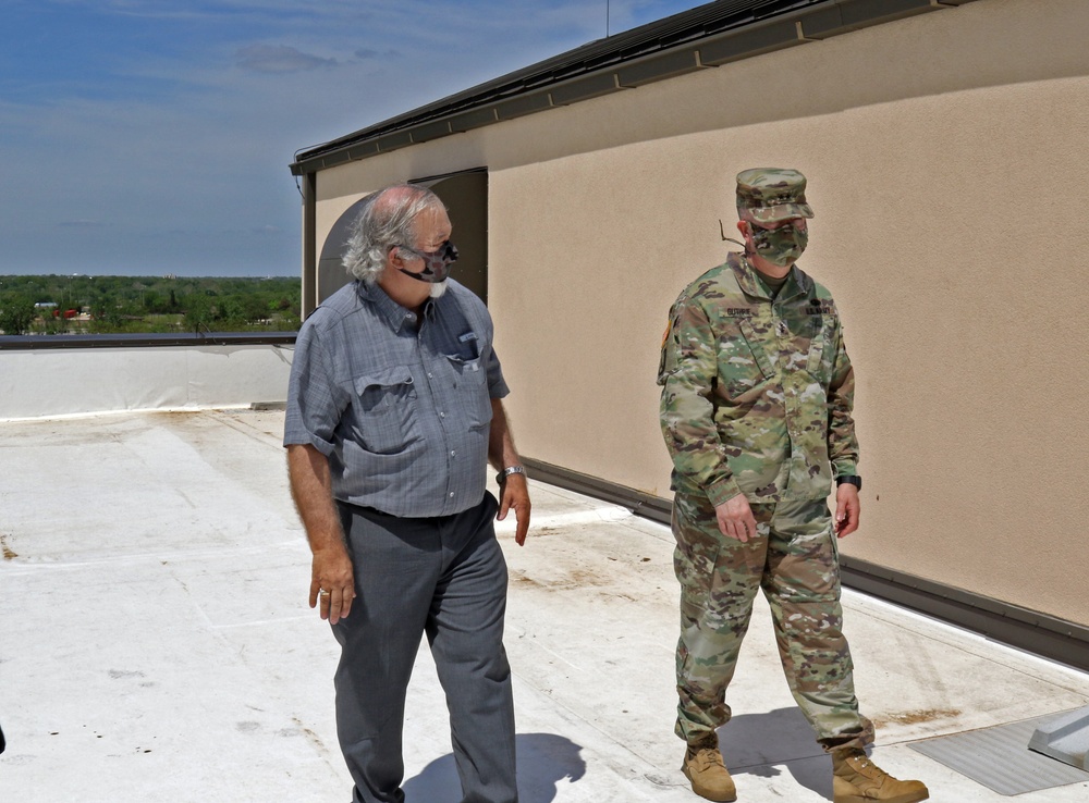 Reserve Center visit with facility operations specialist