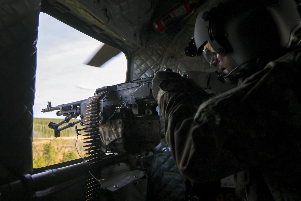 Marne Air Soldiers take to the sky during aerial gunnery training on Fort Stewart