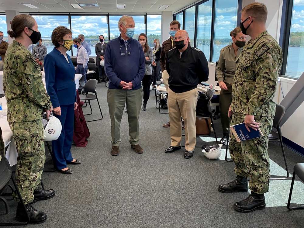 CNO Gilday visits Bath Iron Works