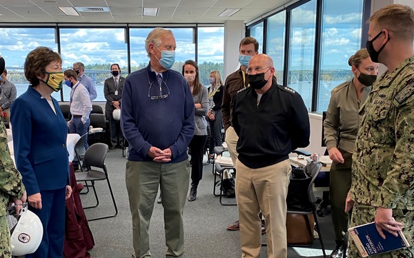 CNO Gilday visits Bath Iron Works