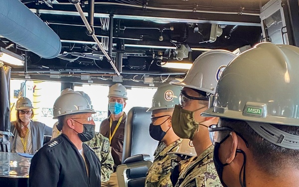 CNO Gilday visits Bath Iron Works
