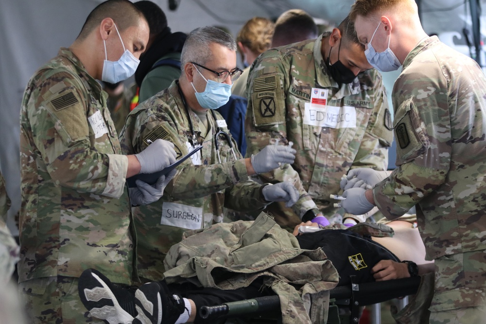 502nd Field Hospital Tests Medical Capabilities