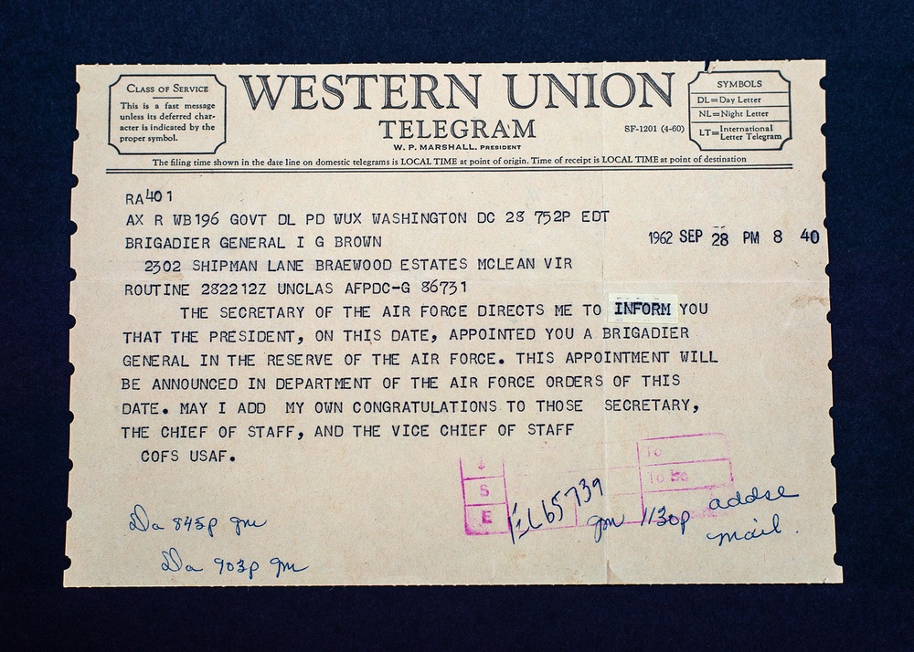 Early promotion telegram