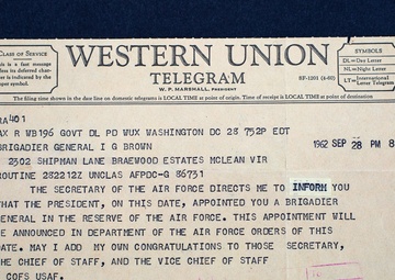 Early promotion telegram