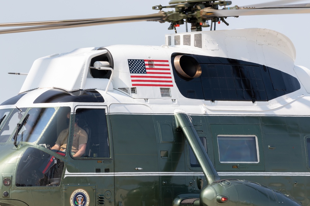 State Governor, R.I. National Guard leaders welcome President Biden to Rhode Island