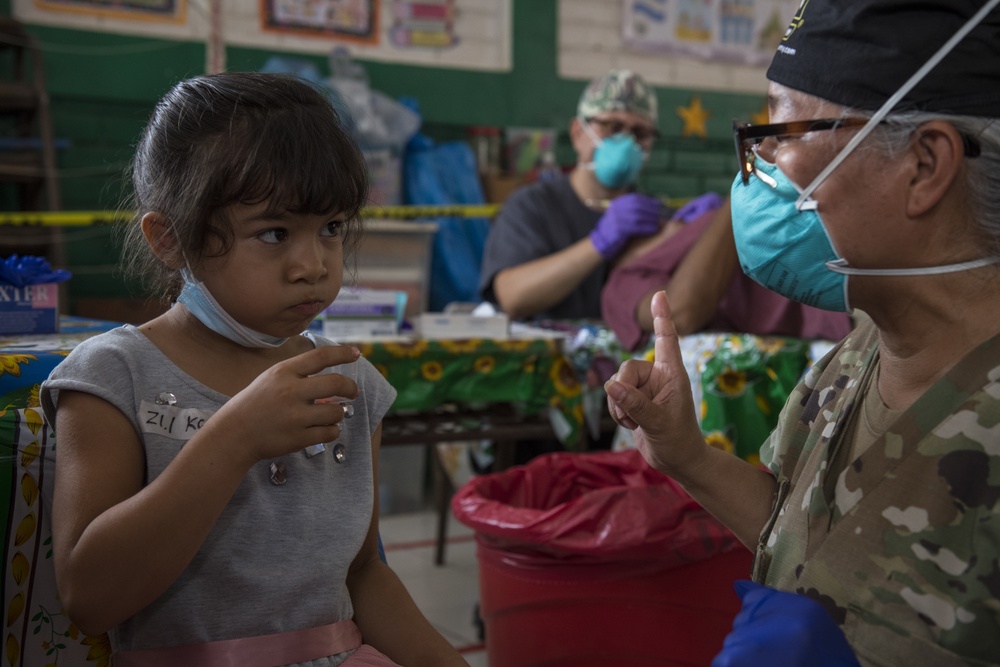 JTF-Bravo conducts MEDRETE in Mogotillo, El Salvador during Resolute Sentinel 21