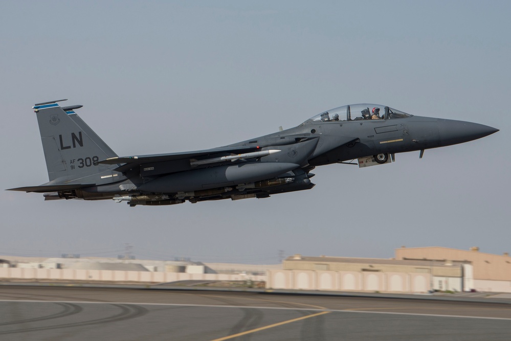 Deployed fighters support regional security