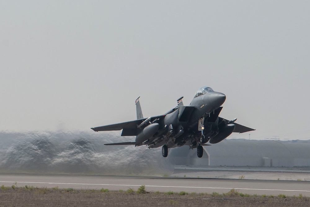 Deployed fighters support regional security