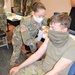JRTC and Fort Polk Soldiers line up for COVID-19 Vaccine