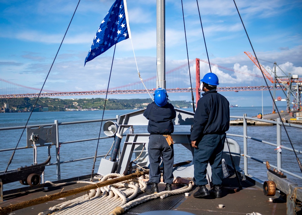 Carter Hall Reaches Lisbon, Portugal